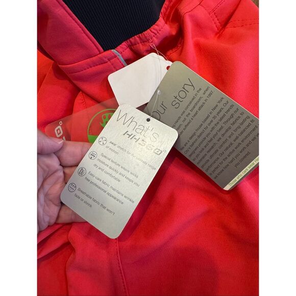 New Woman’s healing hands 360 Nisha coral colored scrub pants size M - Picture 4 of 5